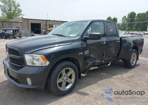 2018 Ram 1500 Express 4X4 6'4 Box from USA, damaged, VIN 1C6RR7FT2JS198665